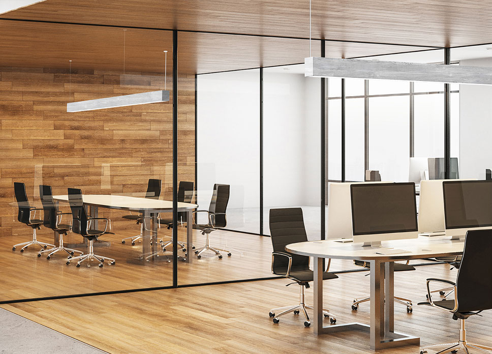 Gray Elm in Conference Room